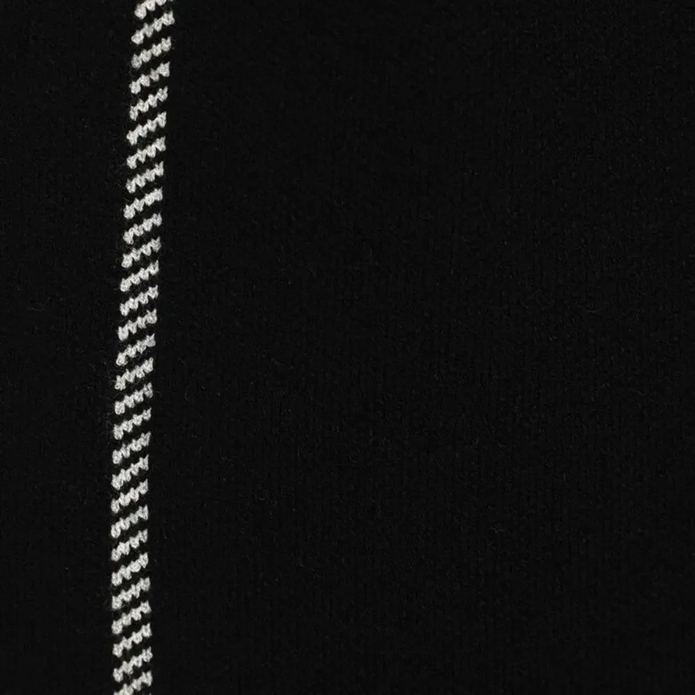 Lulus Mod Moment Black Knit Mini Skirt NWT High Waist Stretch Sweater Skirt S